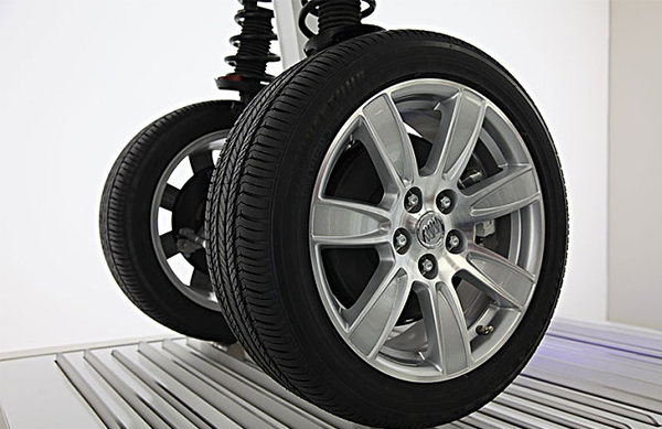 Why is it important to perform a visual inspection of the tires on a regular bas